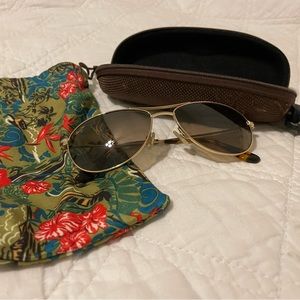 Used Maui Jim Brown Sunglasses small